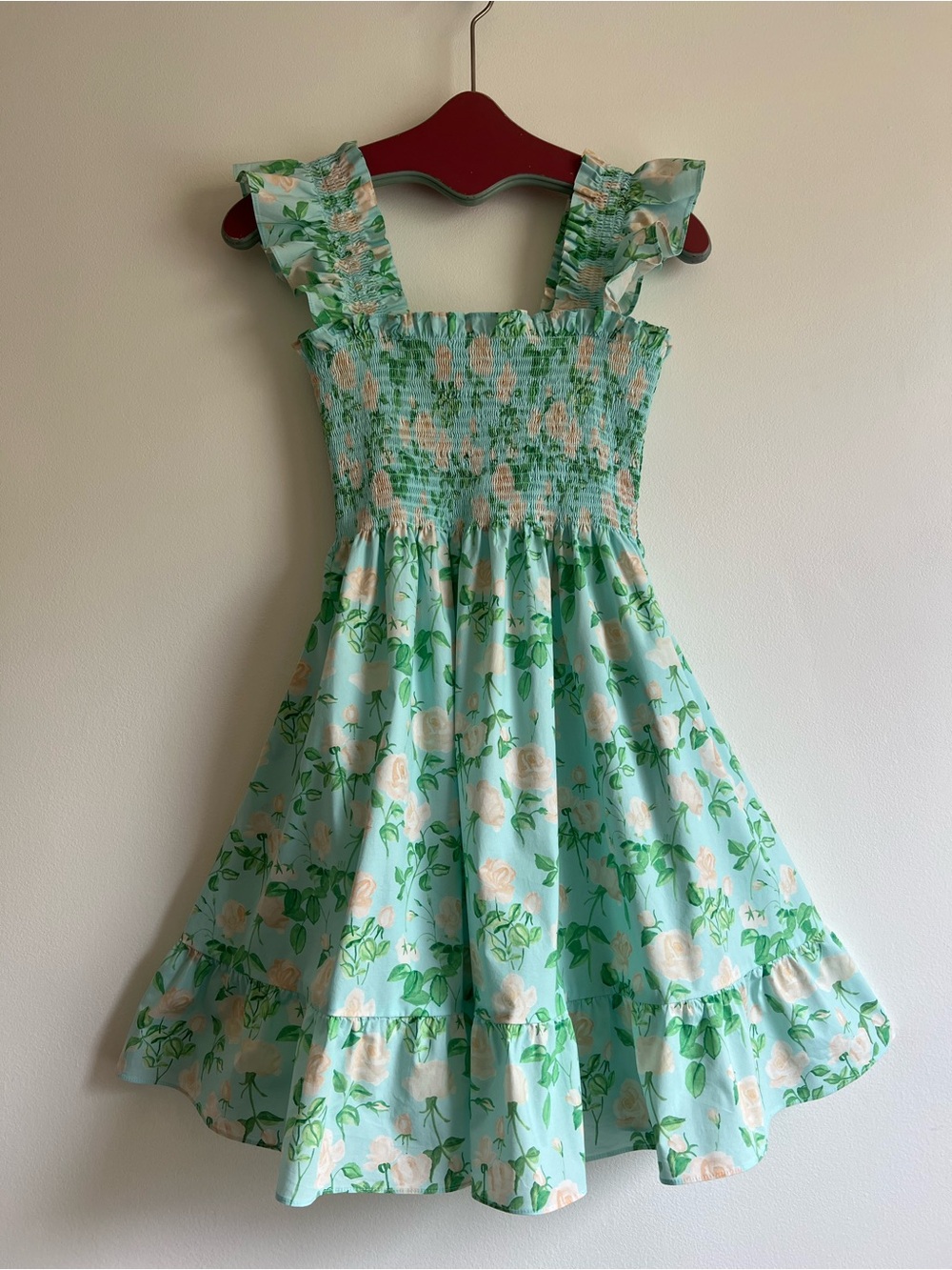 Hill House The Elizabeth Nap Dress in Blue Roses - Picture 6 of 16